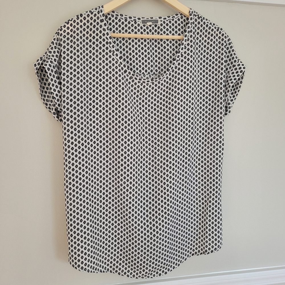 Pleione Short Sleeve Flowy Top